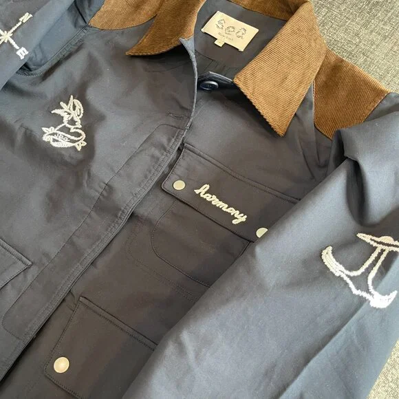 Sea New York NWOT Casual Clyde Barn Jacket in Blue - Picture 9 of 14